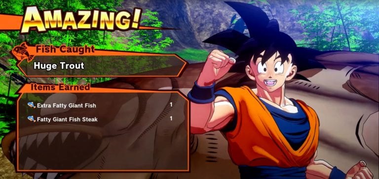 DBZ Kakarot Huge Trout Locations
