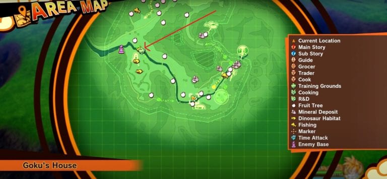 Dragon Ball Z Kakarot Fatty Giant Fish Locations