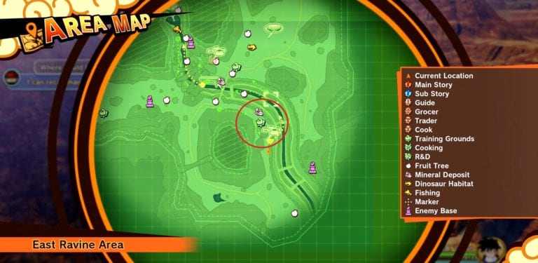Dragon Ball Z Kakarot Carrots Farm Location 1