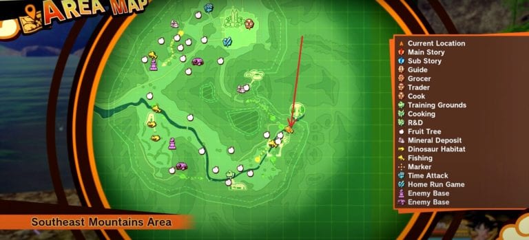 Dragon Ball Z Kakarot Huge TroutLocations