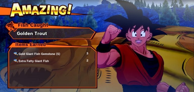 Dragon Ball Z Kakarot Golden Trout Locations