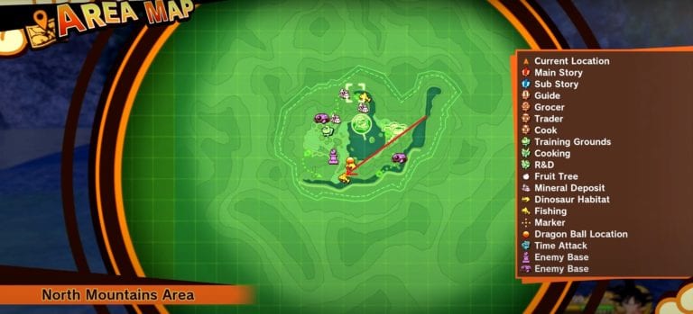 DBZ Kakarot Golden Trout Locations