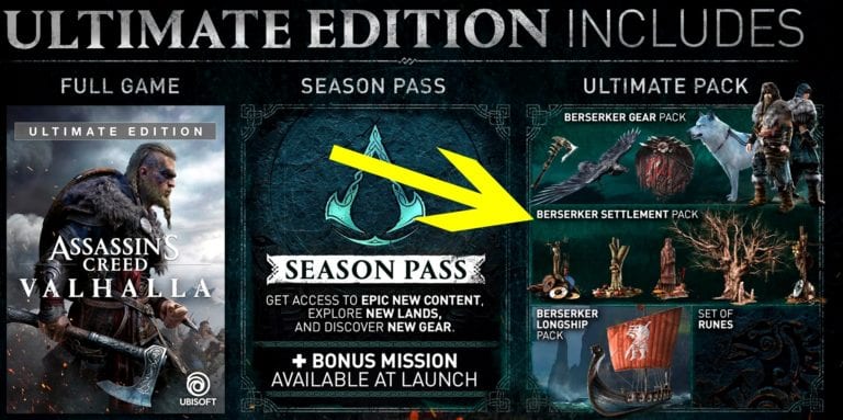 Assassin's Creed Valhalla Berserker Settlement Pack