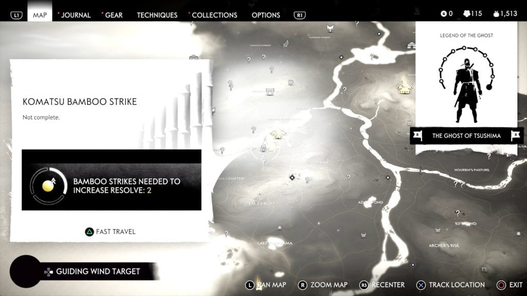 Ghost of Tsushima Bamboo Strike Location 3