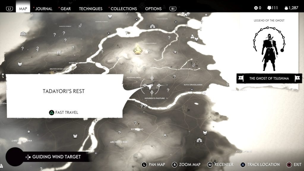 ghost of tsushima hidden altar 1 location map - GameClubz