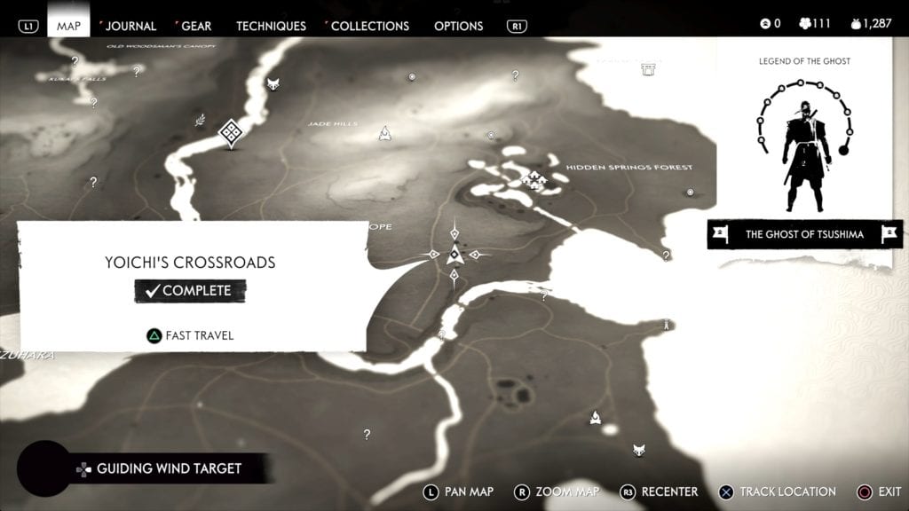 Ghost of Tsushima Hidden Altar 3 Location Map