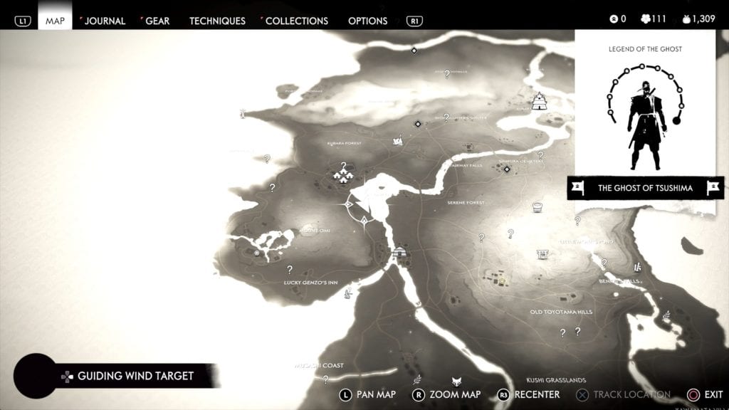 Ghost of Tsushima Hidden Altar 7 Location Map