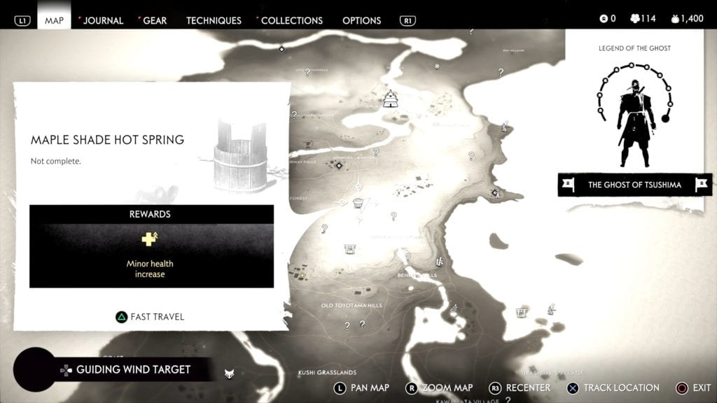 Ghost of Tsushima Hot Spring Location 10