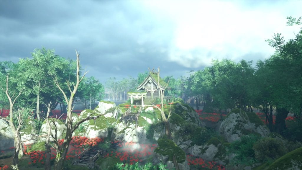 Ghost of Tsushima Scarlet Rock Shrine Location