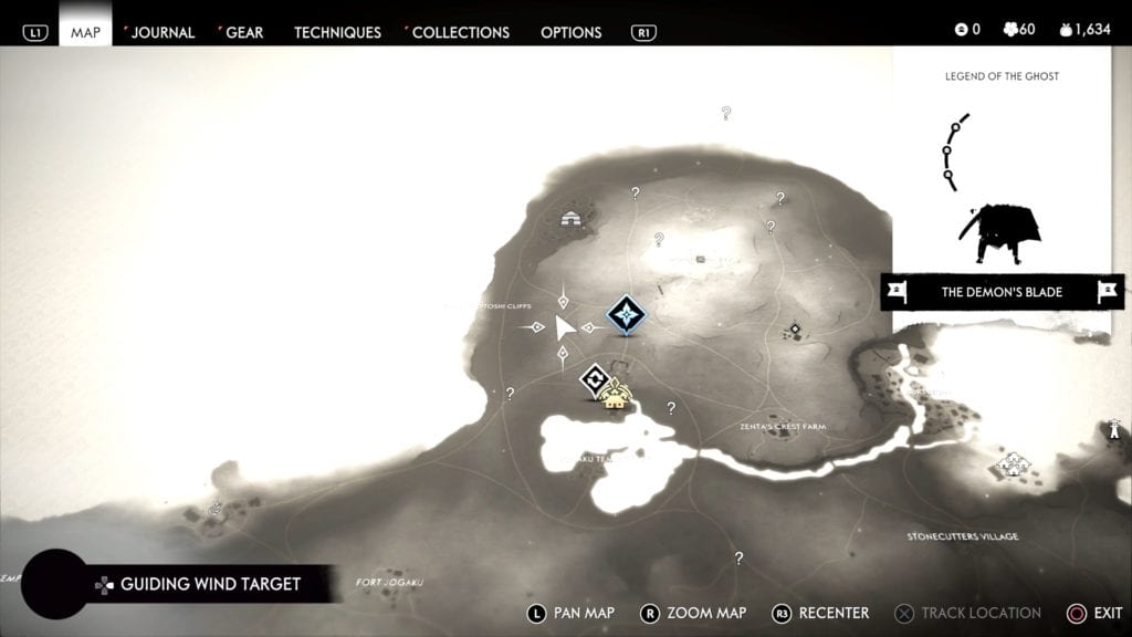 Ghost of Tsushima Singing Cricket 19 Location Map