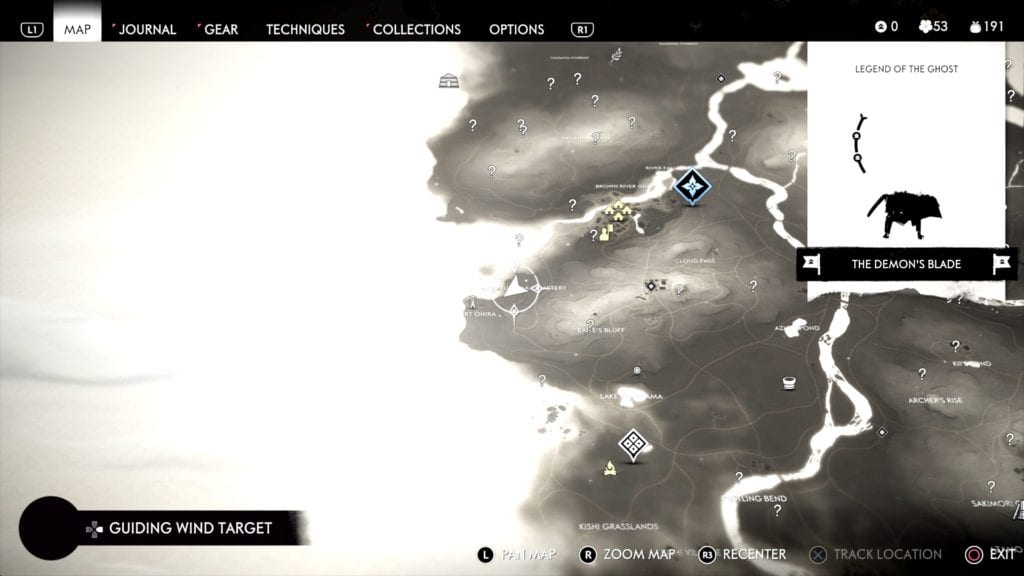 Ghost of Tsushima Singing Cricket 3 Location Map