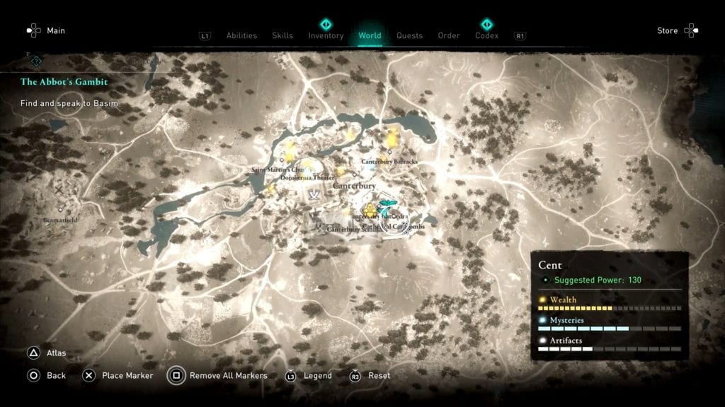 Assassin’s Creed Valhalla Canterbury Cathedral Gear Location