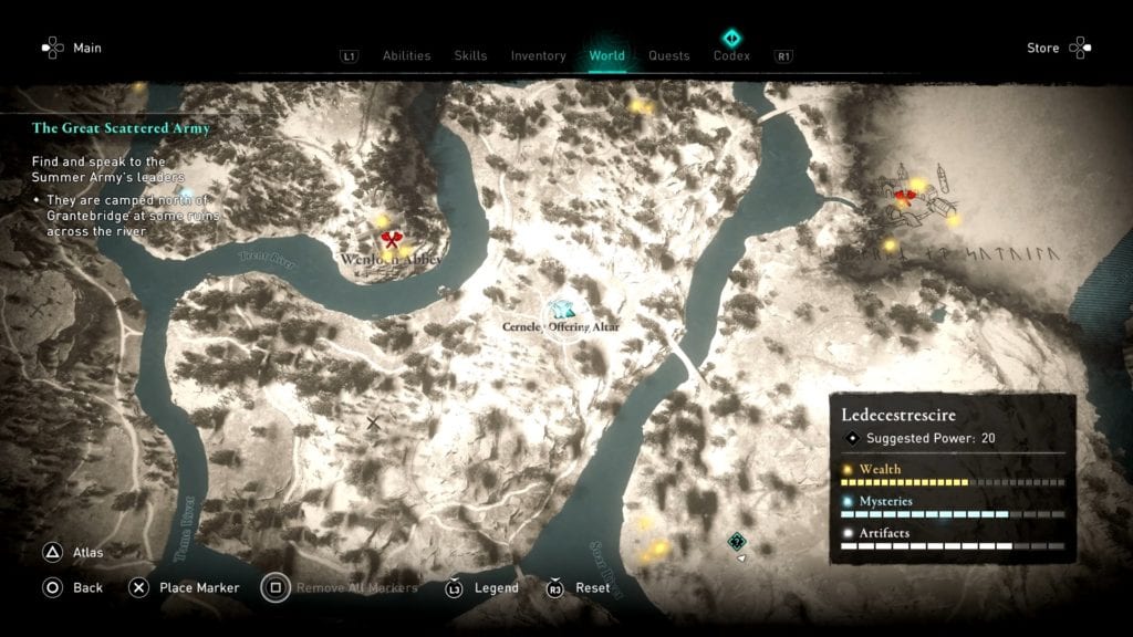 Assassin’s Creed Valhalla Cerneley Offering Altar