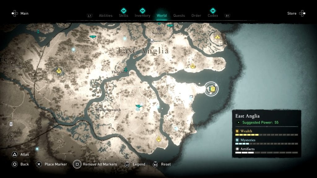 Assassin’s Creed Valhalla Dunwic Ability Location