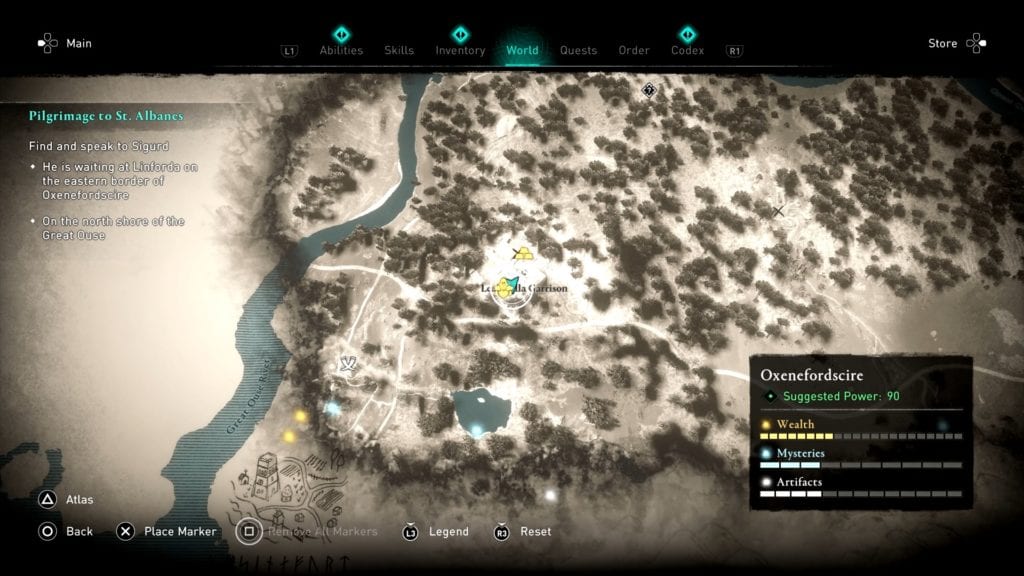 Assassin’s Creed Valhalla Leah Villa Garrison Gear Location