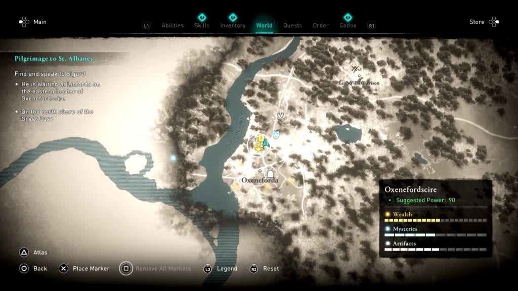 Assassin’s Creed Valhalla Oxeneforda Gear Location