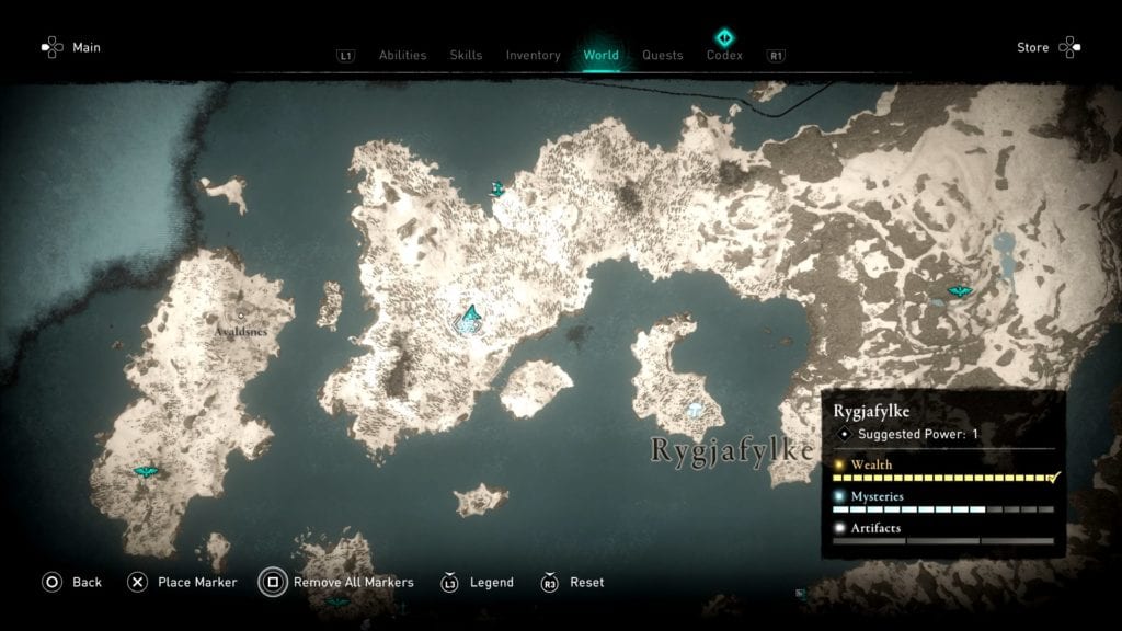 Assassin's Creed Valhalla Map - World Size and Locations