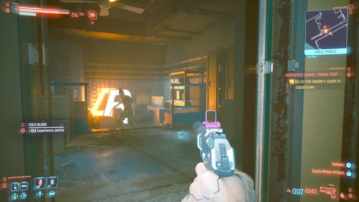 Crash Test Dealer's Stash Location Cyberpunk 2077 Guide