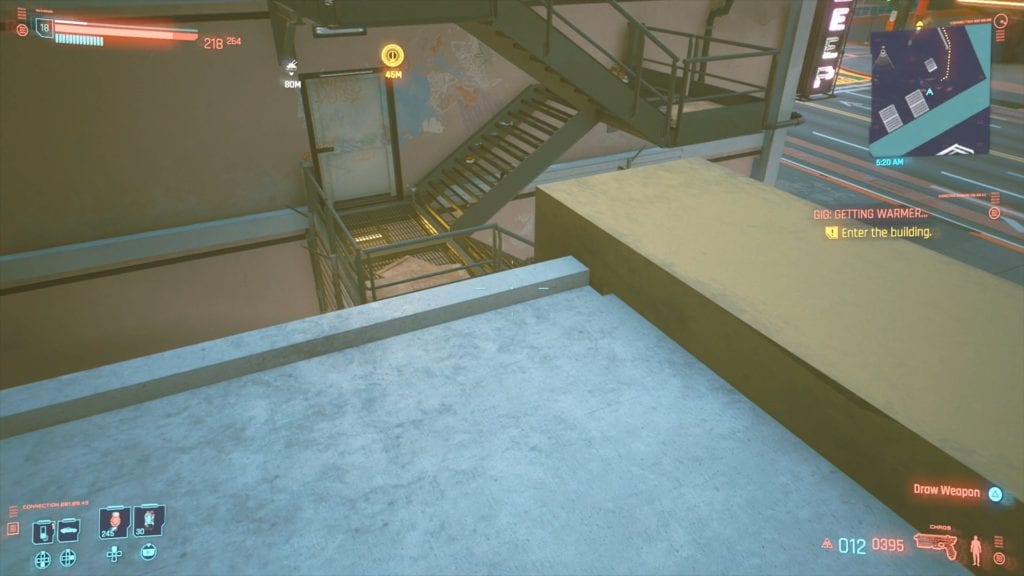 Cyberpunk 2077 Getting Warmer Gig Guide Salinas St Building