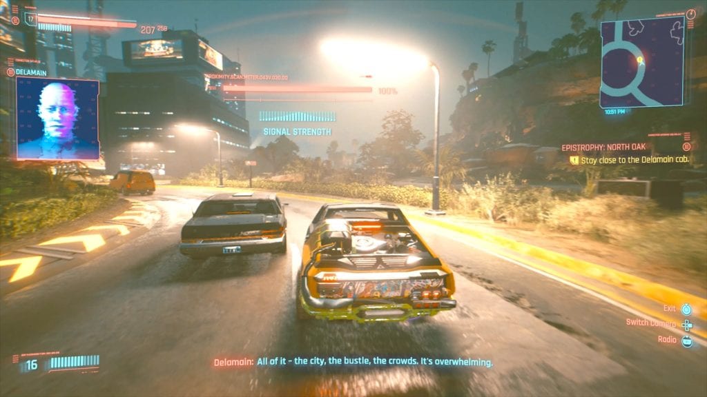 Cyberpunk 2077 North Oak Delamain Hidden Cab