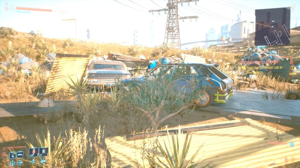 Cyberpunk 2077 Hidden Northside Delamain Cab
