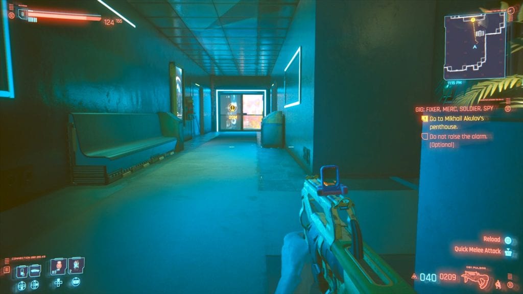 You can access Mikhail Akulov's penthouse balcony through this glass door.