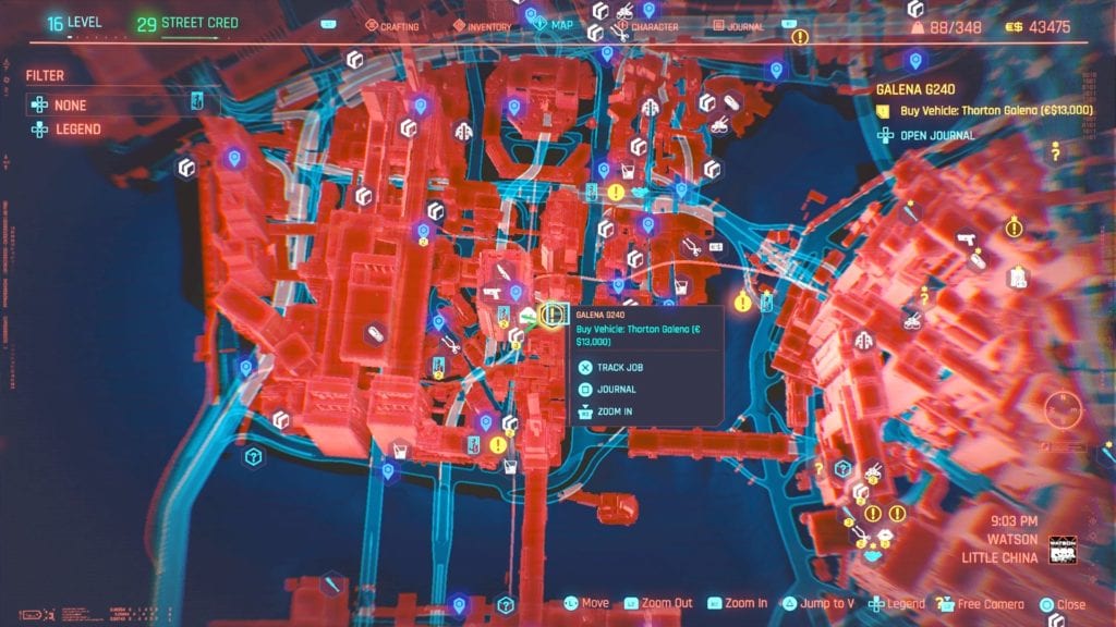 Cyberpunk 2077 Thorton Galena G240 2031Location Guide 