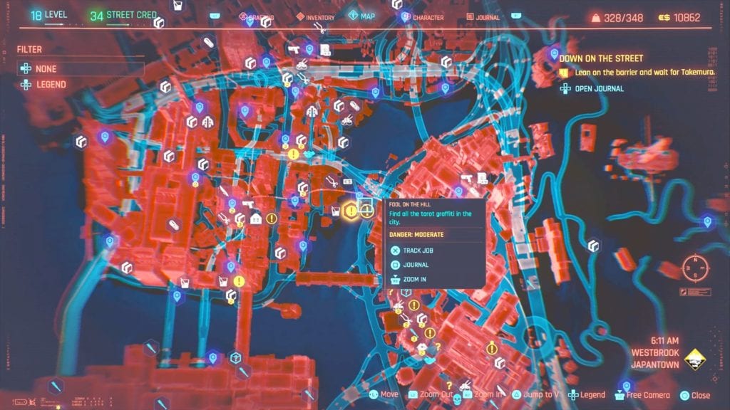 Cyberpunk 2077 Watson Tarot Card Location 11