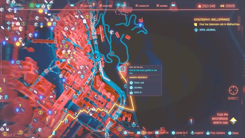 Cyberpunk 2077 Watson Tarot Card Location 10
