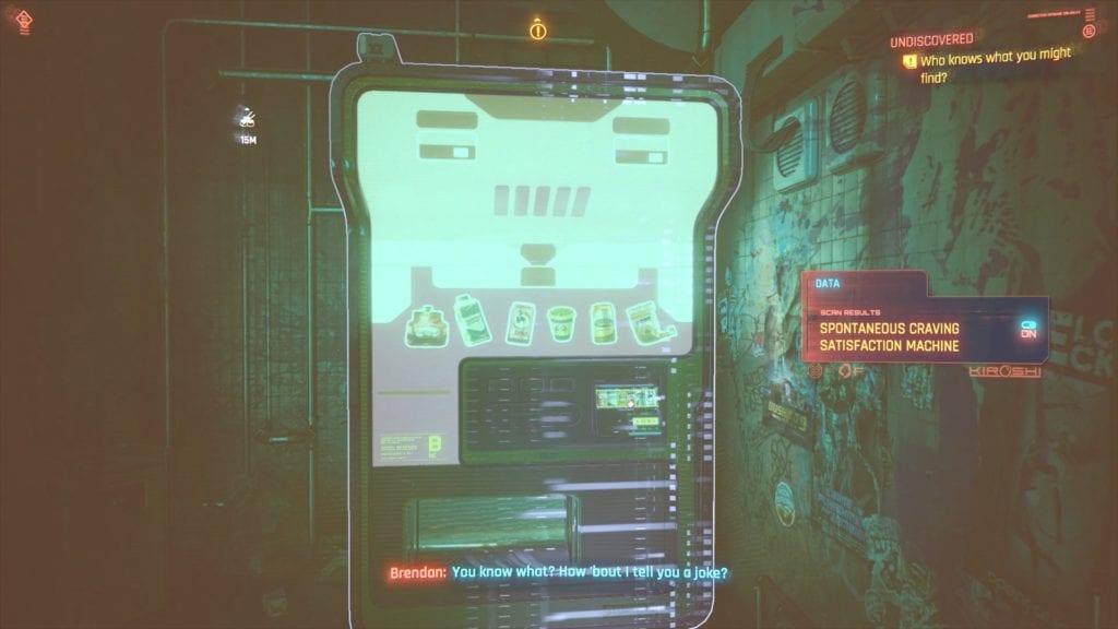 Cyberpunk 2077 Brendan Vending Machine