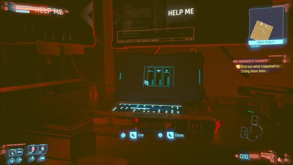 Cyberpunk 2077 Chang Hoon Nam’s Computer
