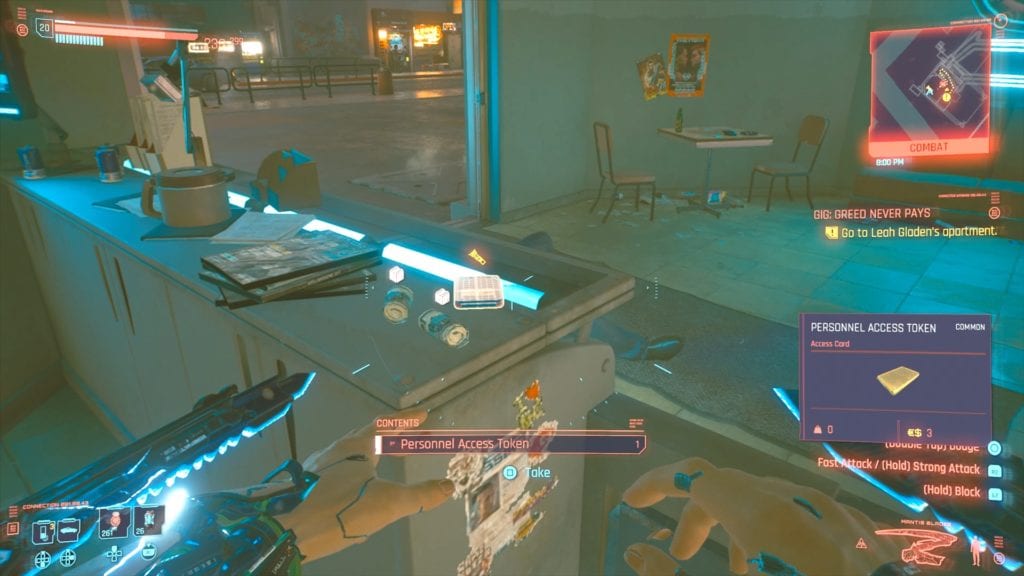 Cyberpunk 2077 Leah Gladen's Apartment Key