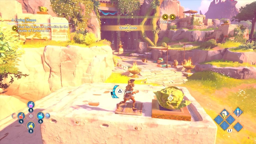 Immortals Fenyx Rising A Crying Shame Cabbage Puzzle
