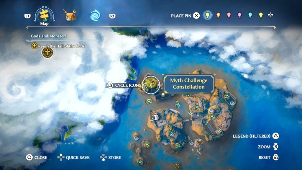 Immortals Fenyx Rising Observatory Constellation Myth Challenge