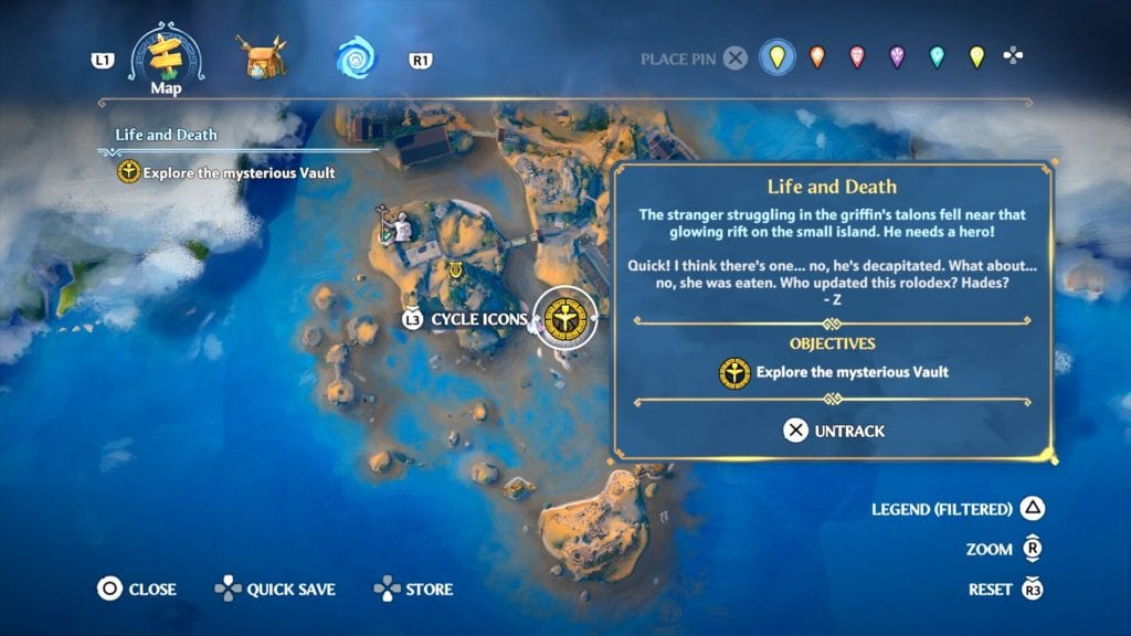 Immortals Fenyx Rising Passage In The Abyss Vault Location
