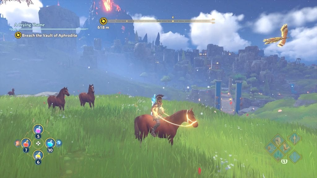 Immortals Fenyx Rising Valley of Eternal Springs Mounts Bolt