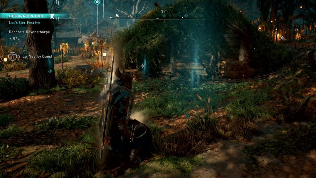 Assassin’s Creed Valhalla Let's Get Festive Glitch Decoration Spot