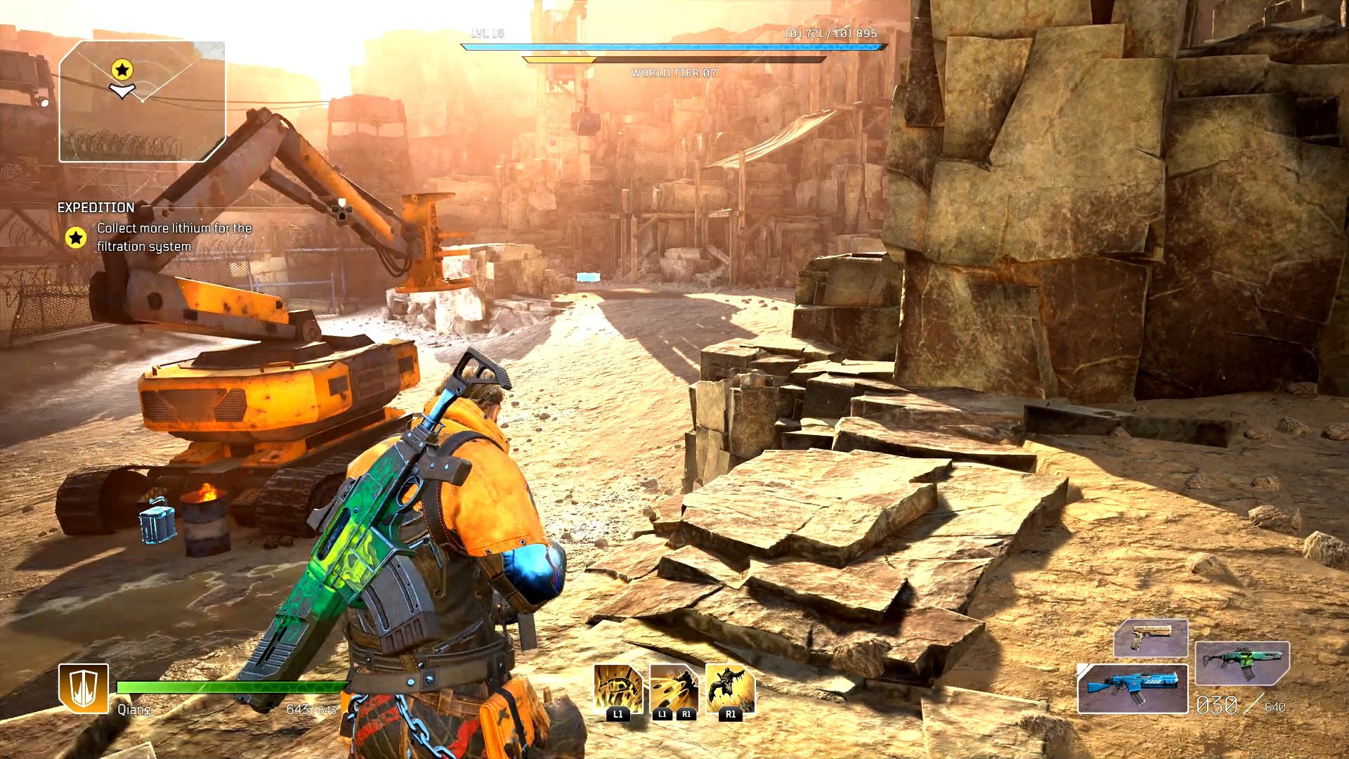 Outriders Main Quarry Loot Chests Locations