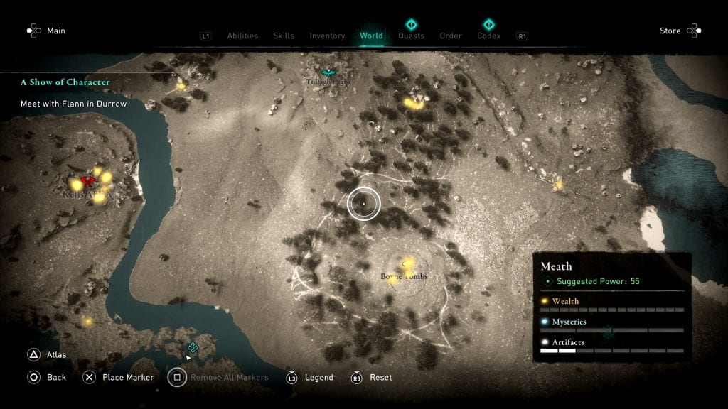 AC Valhalla Wrath Of Druids Brega Hoard Treasure Location