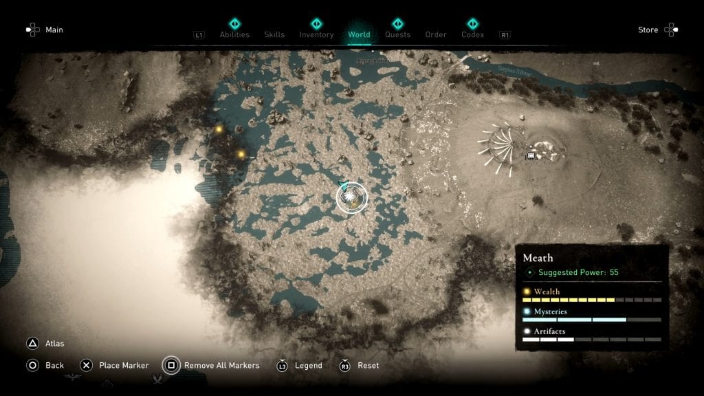 Assassin’s Creed Valhalla Meath Church Cursed Symbol Location