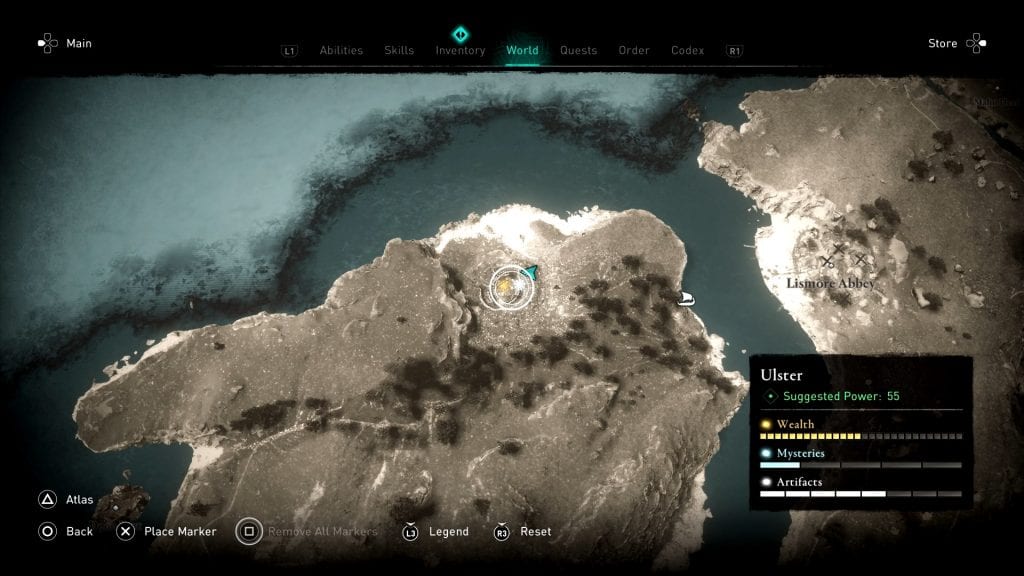 Assassin’s Creed Valhalla Northern Ulster Cursed Symbol Location