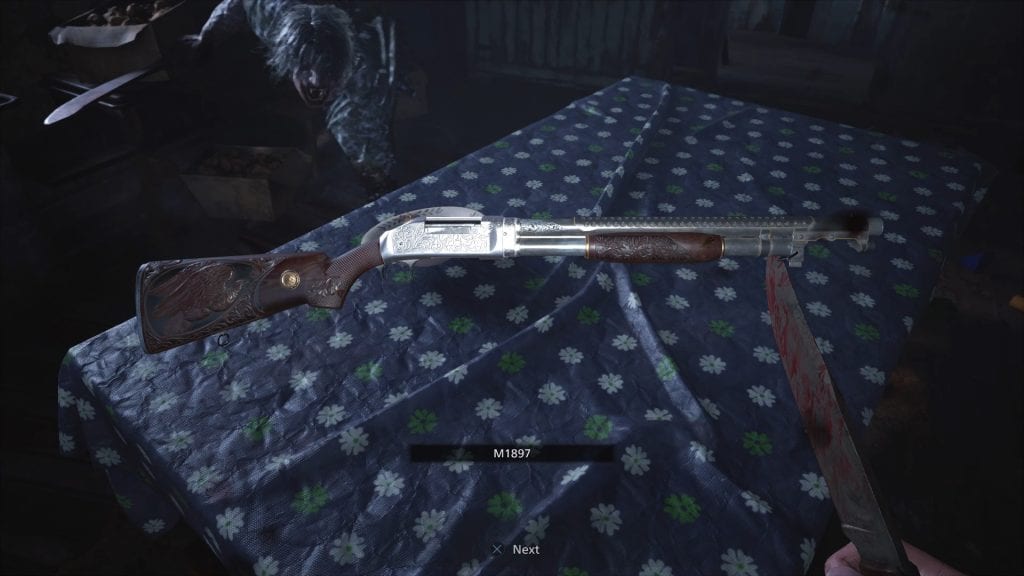 Resident Evil 8 M1897 Shotgun