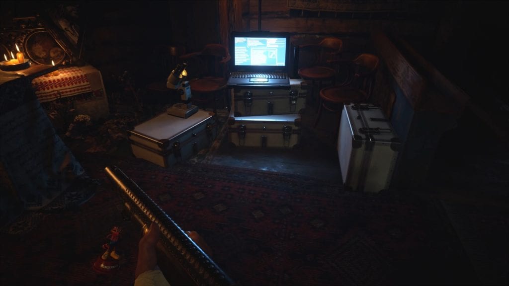 Resident Evil 8 Village Church Computer