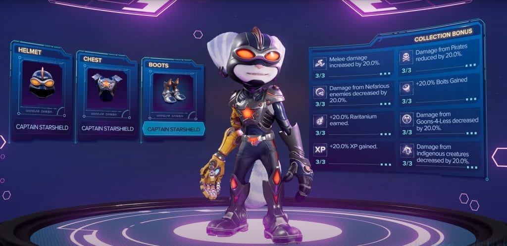 Ratchet & Clank Rift Apart Captain Starshield Armor Location