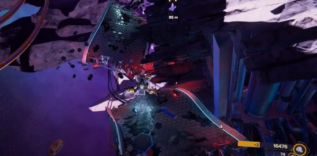 Ratchet & Clank Rift Apart Planet Blizar Prime Gold Bolts Locations