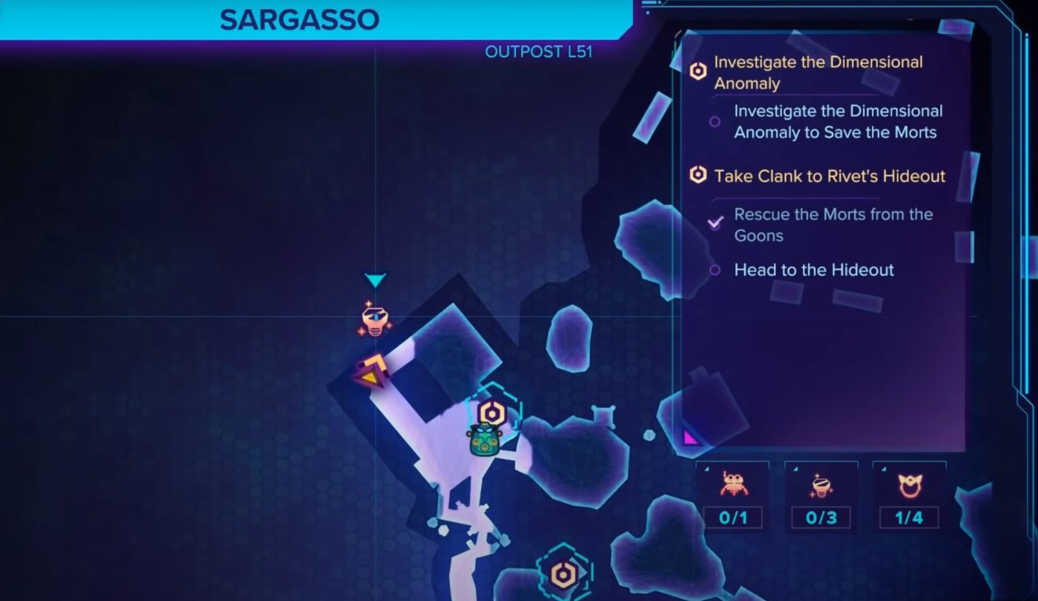 Sargasso Gold Bolt Locations Ratchet & Clank Rift Apart