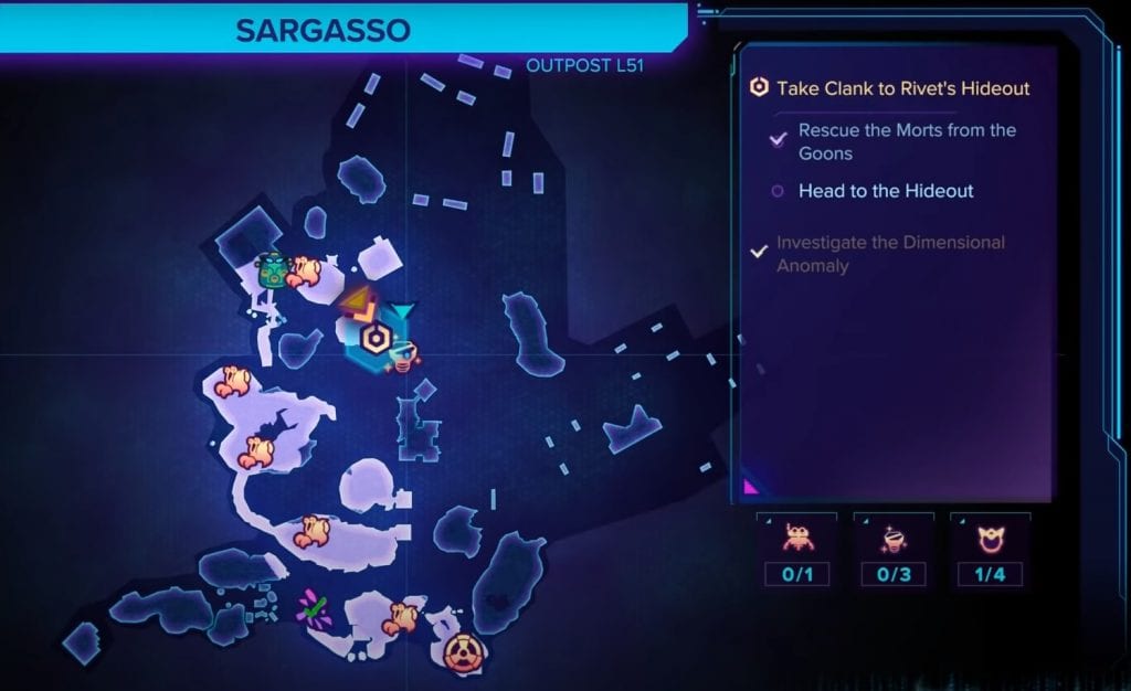 Ratchet & Clank Rift Apart Sargasso Golden Bolts Locations