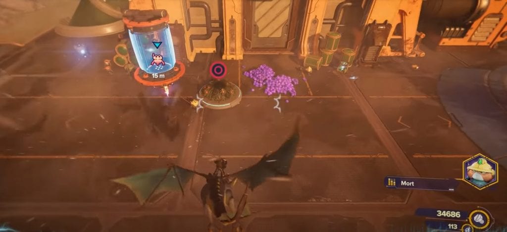 Ratchet & Clank Rift Apart Sargasso Ryno Spybot Location