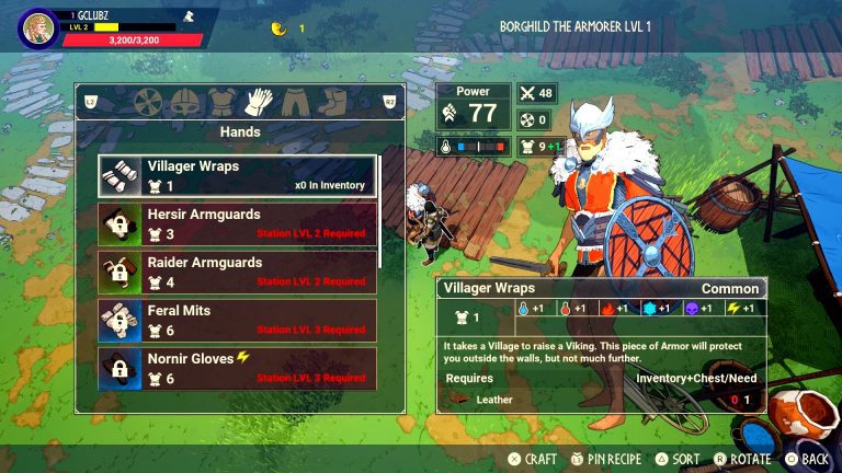 Tribes of Midgard How To Get Leather