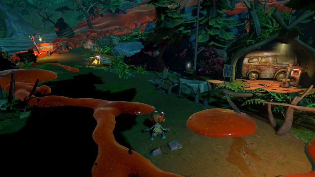 Psychonauts 2 Green Needle Gulch Helmut's Stage Challenge Cards